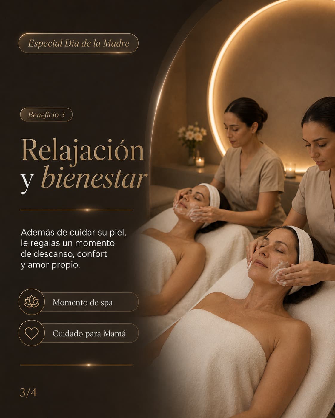 Relajación y bienestar — momento spa médico